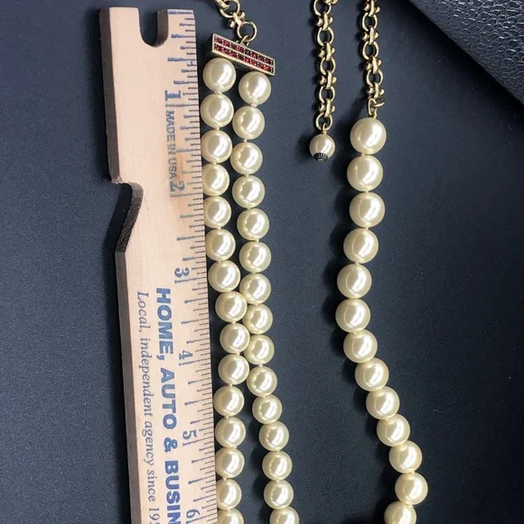 Heidi Daus 🆕 “Sweeter Than Candy”Swarovski Crystals Necklace & cream beads